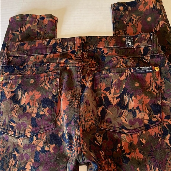 7 For All Mankind Multicolor Skinny Jeans - Picture 9 of 10